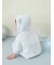 【ラッピング済み】【BABY】パウダーベアポンチョ&スタイセット BOX付き