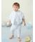 【ラッピング済み】【BABY】パウダーベアポンチョ&スタイセット BOX付き