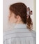 バイカラーロゴヘアクリップ