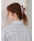 バイカラーロゴヘアクリップ