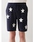 【UNISEX】エアリーモコカレッジスタージャガードハーフパンツ