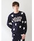 【UNISEX】エアリーモコカレッジスタージャガードプルオーバー