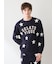 【UNISEX】エアリーモコカレッジスタージャガードプルオーバー