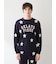 【UNISEX】エアリーモコカレッジスタージャガードプルオーバー