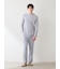 【HOMME】ワッフルボーダーロンT