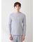 【HOMME】ワッフルボーダーロンT