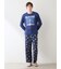 【HOMME】【抗菌防臭】レーヨンヒーローベア柄ロングパンツ
