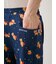 【HOMME】【抗菌防臭】レーヨンヒーローベア柄ロングパンツ