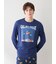 【HOMME】【抗菌防臭】レーヨンヒーローベアプリントロンT