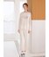 【UVカット】フレンチレーヨンロゴロングパンツ