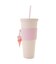 【cafe】ストロー付き ステンレスタンブラー