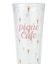 【cafe】ストロー付き アイス総柄クリアタンブラー