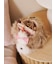 【Sleep】リボンDOGモチーフ収納ポーチ