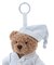 【PIQUE BEAR】ストライプパジャマぬいぐるみチャーム