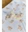 【Sleep】リボンDOG柄プリント毛布