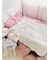 【Sleep】ハートモノグラム柄刺繍毛布