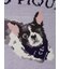 【CAT&DOG】ベビモコフレンチブルドッグ柄ブランケット