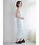 ローズ柄サテンカップインワンピース