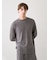 【HOMME】スノーモックネックロンT