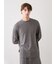 【HOMME】スノーモックネックロンT