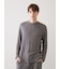 【HOMME】スノーモックネックロンT