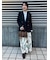 金釦ダブルブレストブレザー