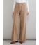 【MILA PANTS】玉縁ポケットセミフレアデニムパンツ