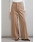 【MILA PANTS】玉縁ポケットセミフレアデニムパンツ
