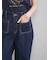 【MILA PANTS】玉縁ポケットセミフレアデニムパンツ
