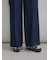 【MILA PANTS】玉縁ポケットセミフレアデニムパンツ