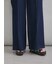 【MILA PANTS】玉縁ポケットセミフレアデニムパンツ
