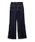 【MILA PANTS】玉縁ポケットセミフレアデニムパンツ