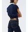 【MILA PANTS】裾段差テーパードデニムパンツ
