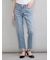 【MILA PANTS】裾段差テーパードデニムパンツ