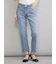 【MILA PANTS】裾段差テーパードデニムパンツ