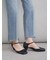 【MILA PANTS】裾段差テーパードデニムパンツ