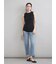 【MILA PANTS】裾段差テーパードデニムパンツ