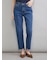 【MILA PANTS】裾段差テーパードデニムパンツ