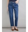 【MILA PANTS】裾段差テーパードデニムパンツ