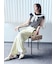 【MILA PANTS】【UVカット】クールタッチ後ろゴム２タックワイドパンツ