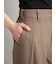 【MILA PANTS】【UVカット】クールタッチ後ろゴム２タックワイドパンツ