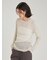 フラワーレースロングスリーブTシャツ