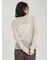 フラワーレースロングスリーブTシャツ