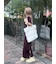【ONLINE限定】eco emmiロゴパデットトートバッグ