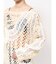 【Htage】バックオープンハンドデザインニット