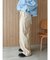ウエストリメイクタックカーブパンツ