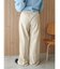 ウエストリメイクタックカーブパンツ