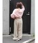 ウエストリメイクタックカーブパンツ