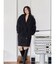 【Htage】モヘア混ロングシャギービッグジャケットコート