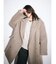 【Htage】モヘア混ロングシャギービッグジャケットコート